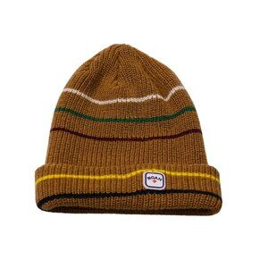 Noah Logo Beanie in Brown